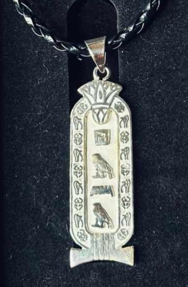 Silver Cartouche of Ancient Egypt - Image 2