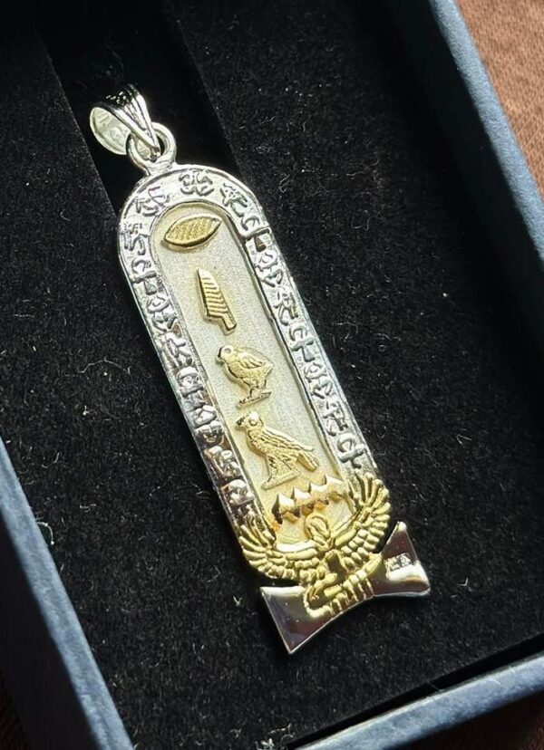 Silver Cartouche of Ancient Egypt - Image 6