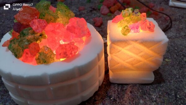 Rock salt lampshades - Image 10