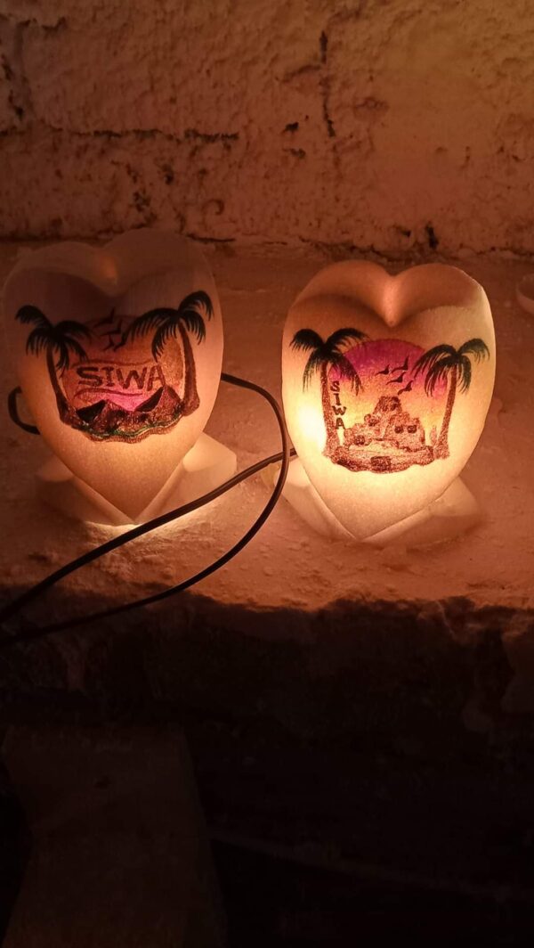 Rock salt lampshades - Image 17