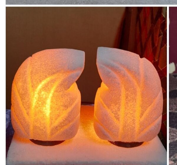Rock salt lampshades - Image 20