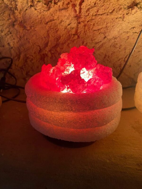 Rock salt lampshades - Image 24