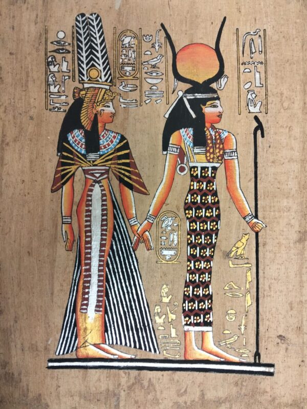 Queen Nefertari and Queen Isis