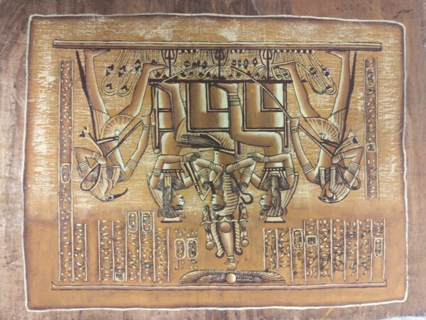 Papyri with different drawings of ancient pharaohs - Image 2